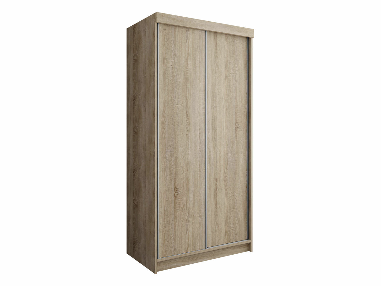 Gardróbszekrény Top 100 III (Sahara 100 III), Szín: Sonoma tölgy, Led világítás: Ez kék 4223189