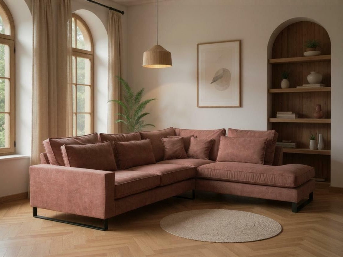 Sarokkanapé CORBLACK, Szín: Kronos 29, Változatok: Jobbos 4225987