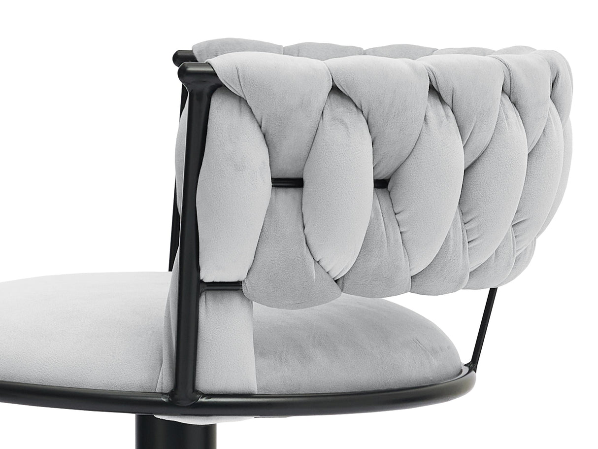 Bárszék Hoker MUZ/BS/1141/BK, Szín: Fekete + Szürke