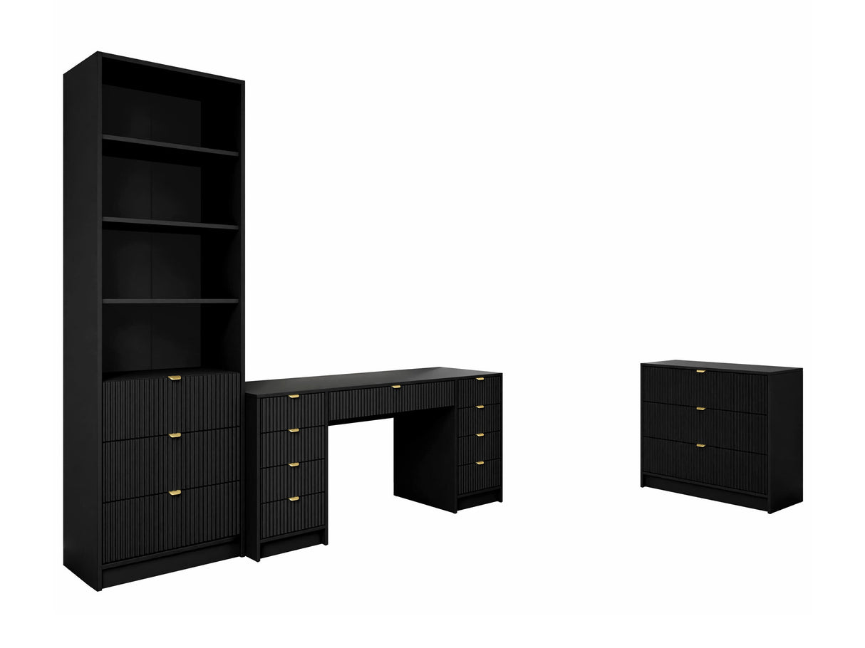 Otthoni iroda készlet TIRENO VI, Szín: Fekete 4228455