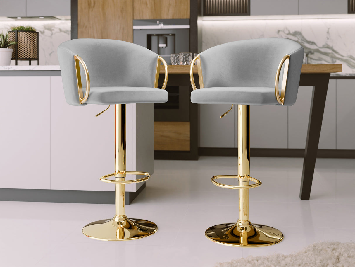 Bárszék Hoker MUZ/BS/1171 (2szt) Szary-82 5903211416125 (Szürke)