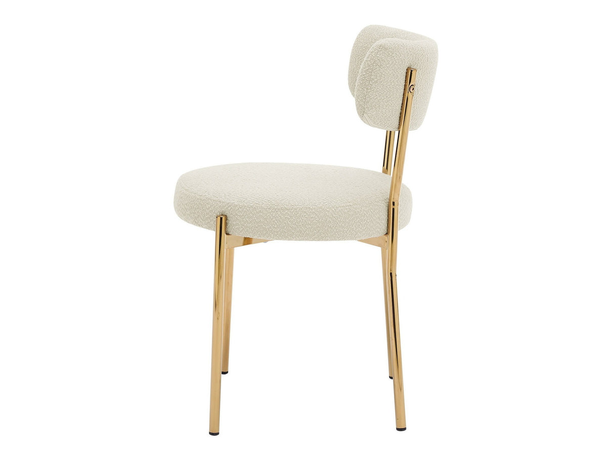 Szék Krzesło MUZ/DC/1176/GL (2szt) Krem-AT02 5903211416170 (Krém)