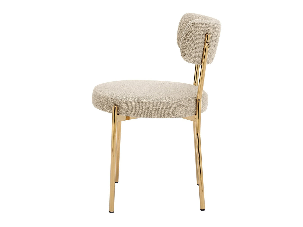 Szék Krzesło MUZ/DC/1176/GL (2szt) Ciepły Beż-AT18 5903211416187 (Bézs)