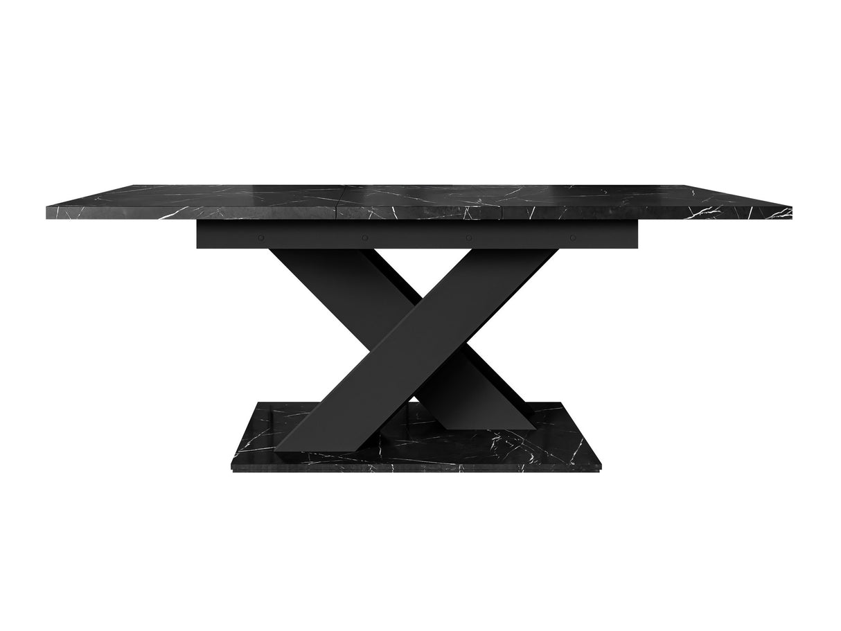 Asztal BRONX (Lezuma), Szín: Fekete márvány + Fekete
