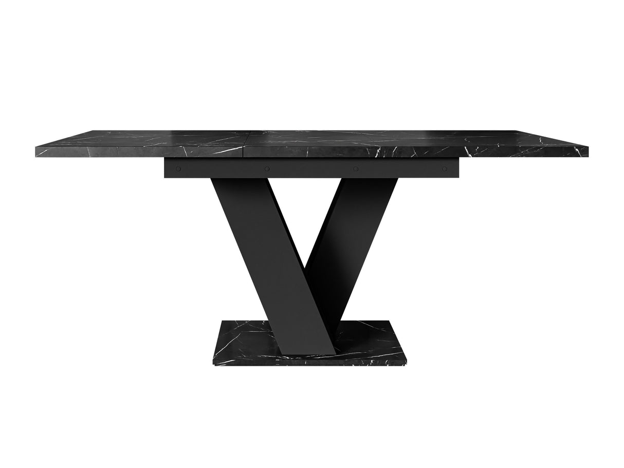 Asztal MASIV (Herkulan), Szín: Fekete márvány + Fekete