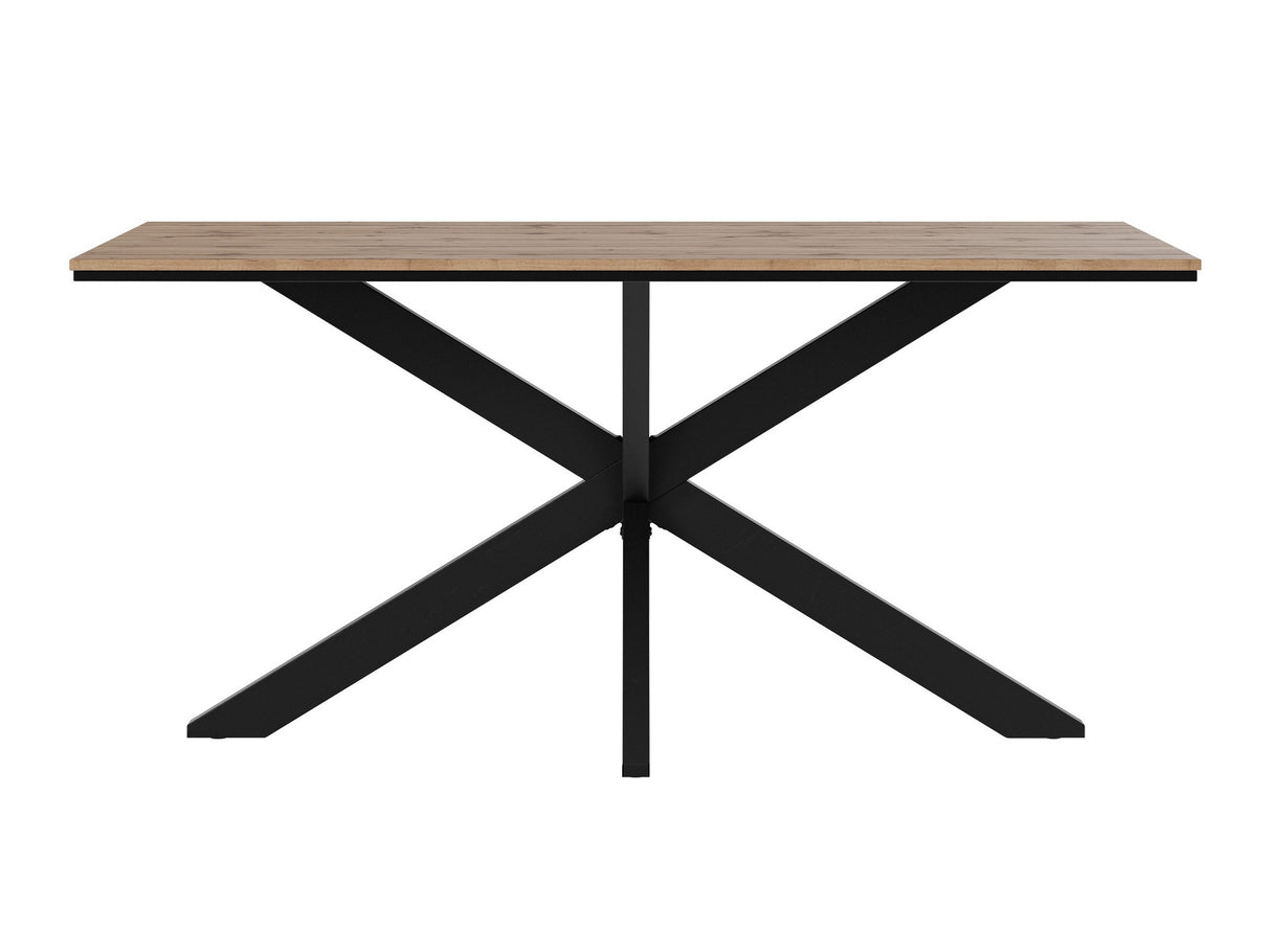 Asztal Stół WERO Wotan/Czarny + Czarny (Wotan tölgy)