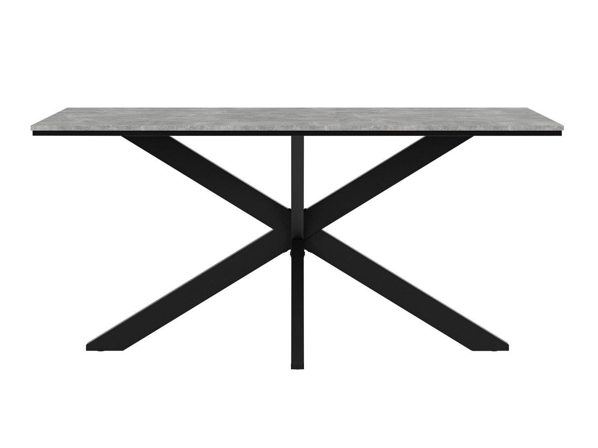 Asztal Stół WERO Beton/Czarny + Czarny (Beton)