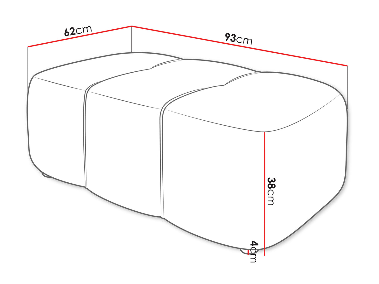 Puha pad Pufa FURYN, Szín: Velo 626