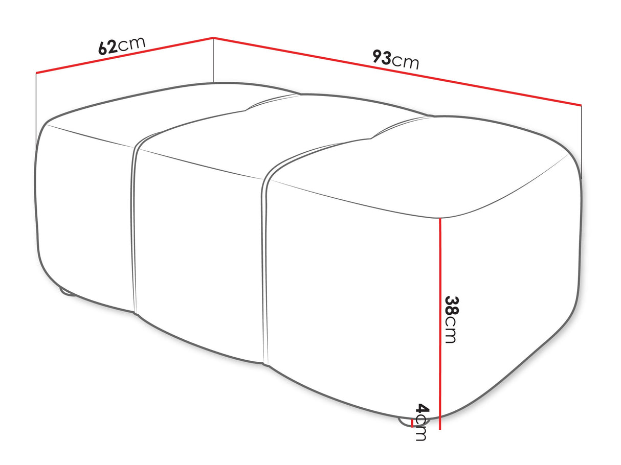 Puha pad Pufa FURYN, Szín: Velo 621