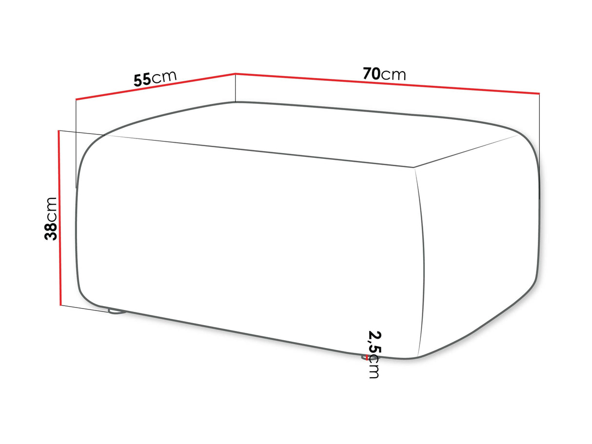 Puff Pufa PIANO, Szín: Poso 05