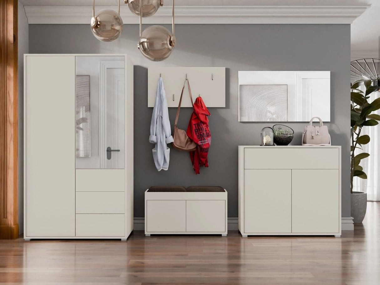 Gardróbszekrény Szafa GESITA 2D3SZ, Szín: Kasmír 4241738