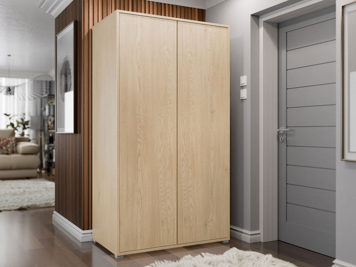 Gardróbszekrény Szafa GESITA 2D, (Tölgy)