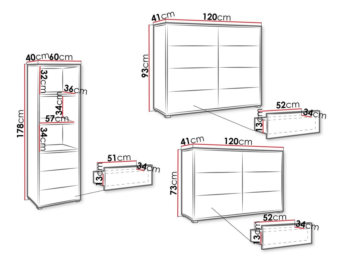 Nappali szett Zestaw GESITA I Kaszmir (Kasmír) 4241849