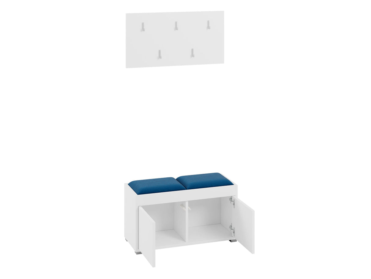 Előszoba garnitúra Zestaw GESITA V, Keret színe: Tölgy, Puha falpanel színe: Soft 017