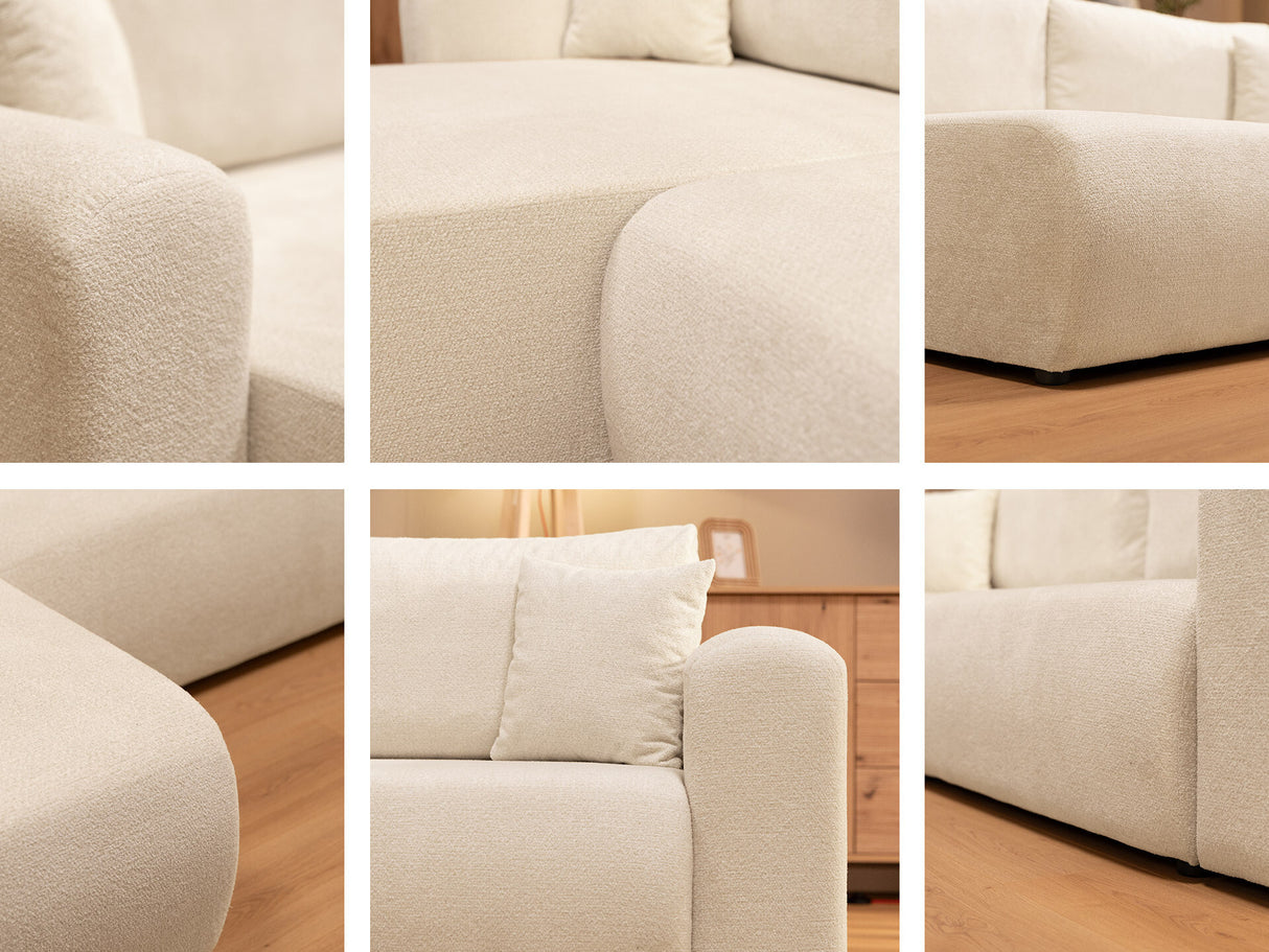 Sarokkanapé Narożnik FLORYN L, Szín: Taro 05 4247433