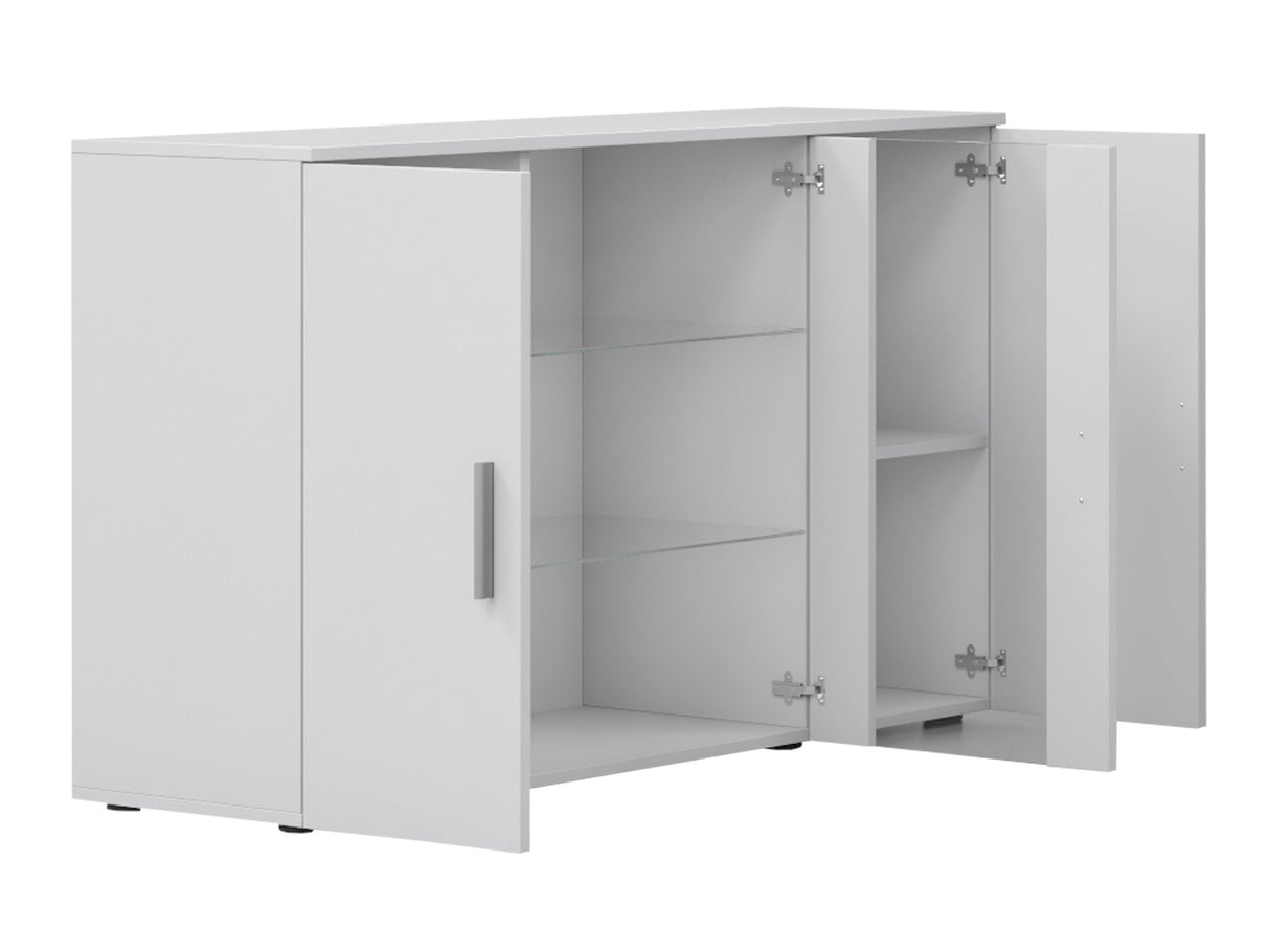 Szekrény Soho B7 (Boho B7), Szín: Kasmír + Fekete, Led világítás: Fehér