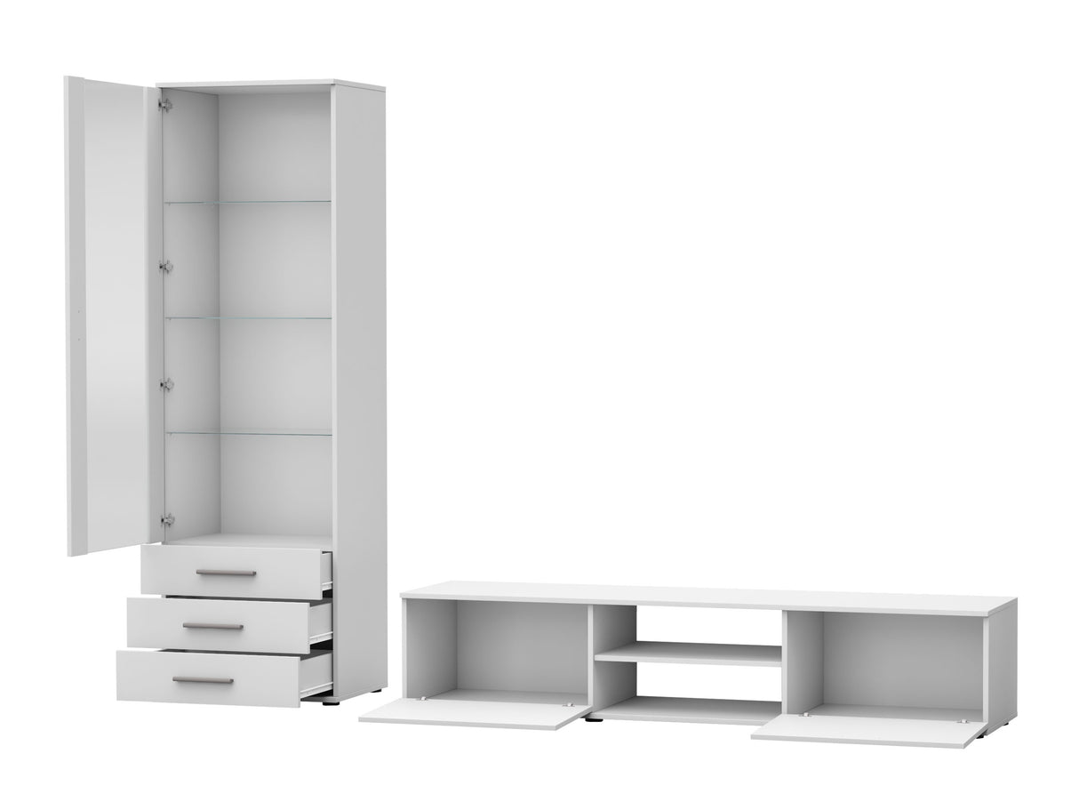 Nappali szett Soho I (Boho I), Szín: Kasmír + Fekete, Led világítás: RGB