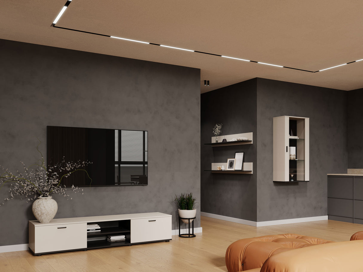 Nappali szett Soho V (Boho V), Szín: Kasmír + Fekete, Led világítás: Nem