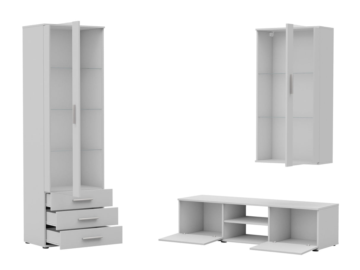 Nappali szett Soho VI (Boho VI), Szín: Kasmír + Fekete, Led világítás: RGB