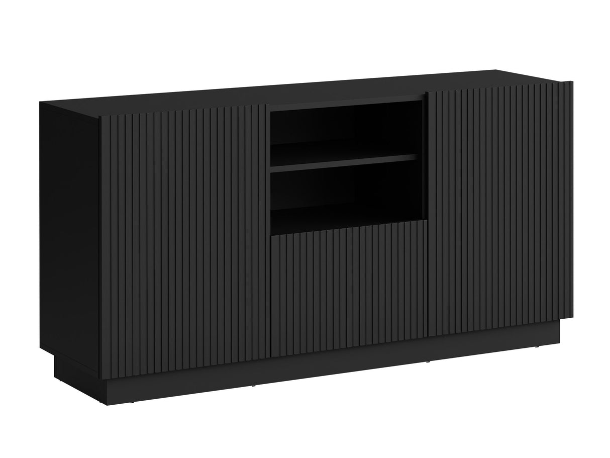 Komód Komoda LIVERTI 150 2D1SZ, Szín: Fekete