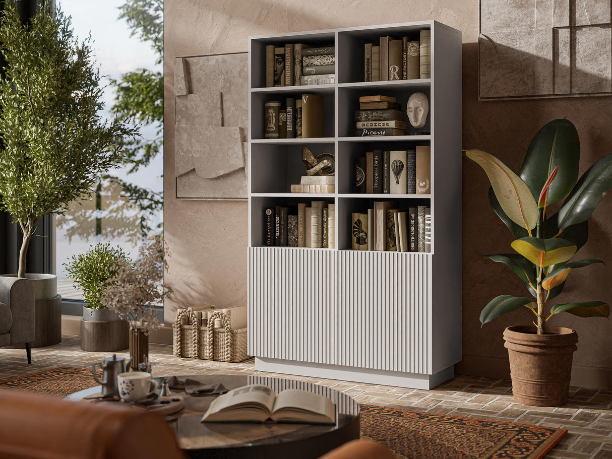 Könyvespolc Regał LIVERTI 2D, Szín: Kasmír