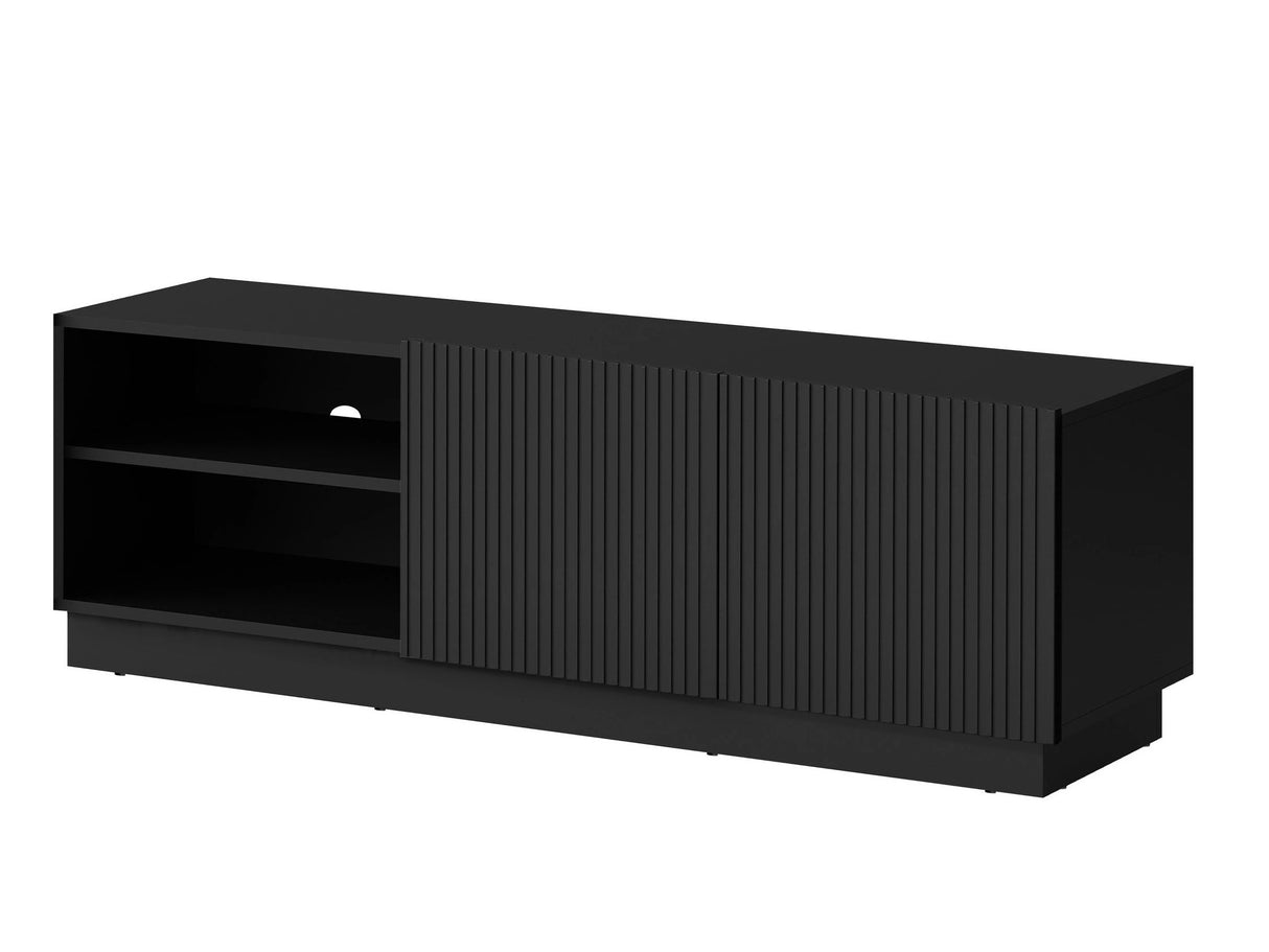 TV-állvány Szafka RTV LIVERTI 150 2D, Szín: Fekete