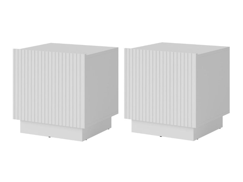 Éjjeliszekrény szett Szafka nemcna LIVERTI 1D 2szt., Szín: Fehér