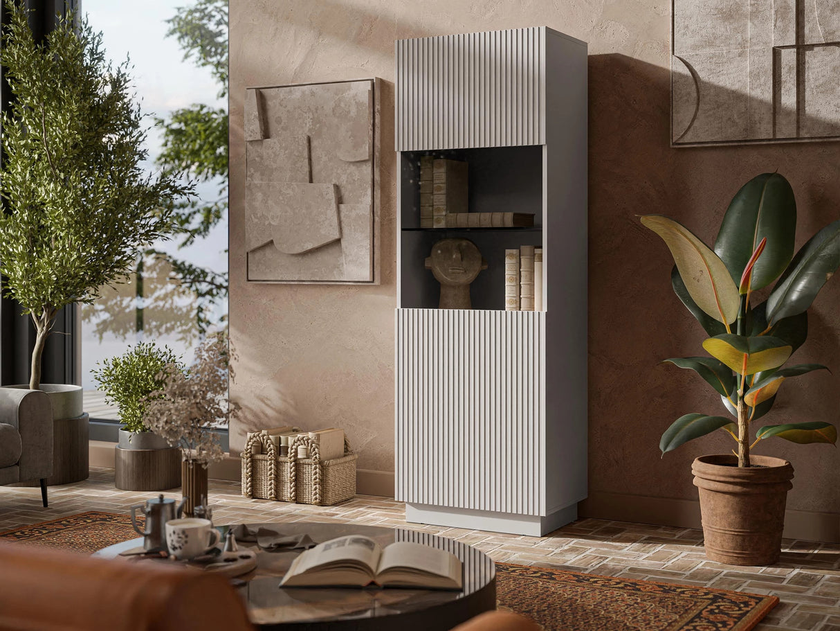 Könyvespolc Witryna LIVERTI 1D, Szín: Kasmír