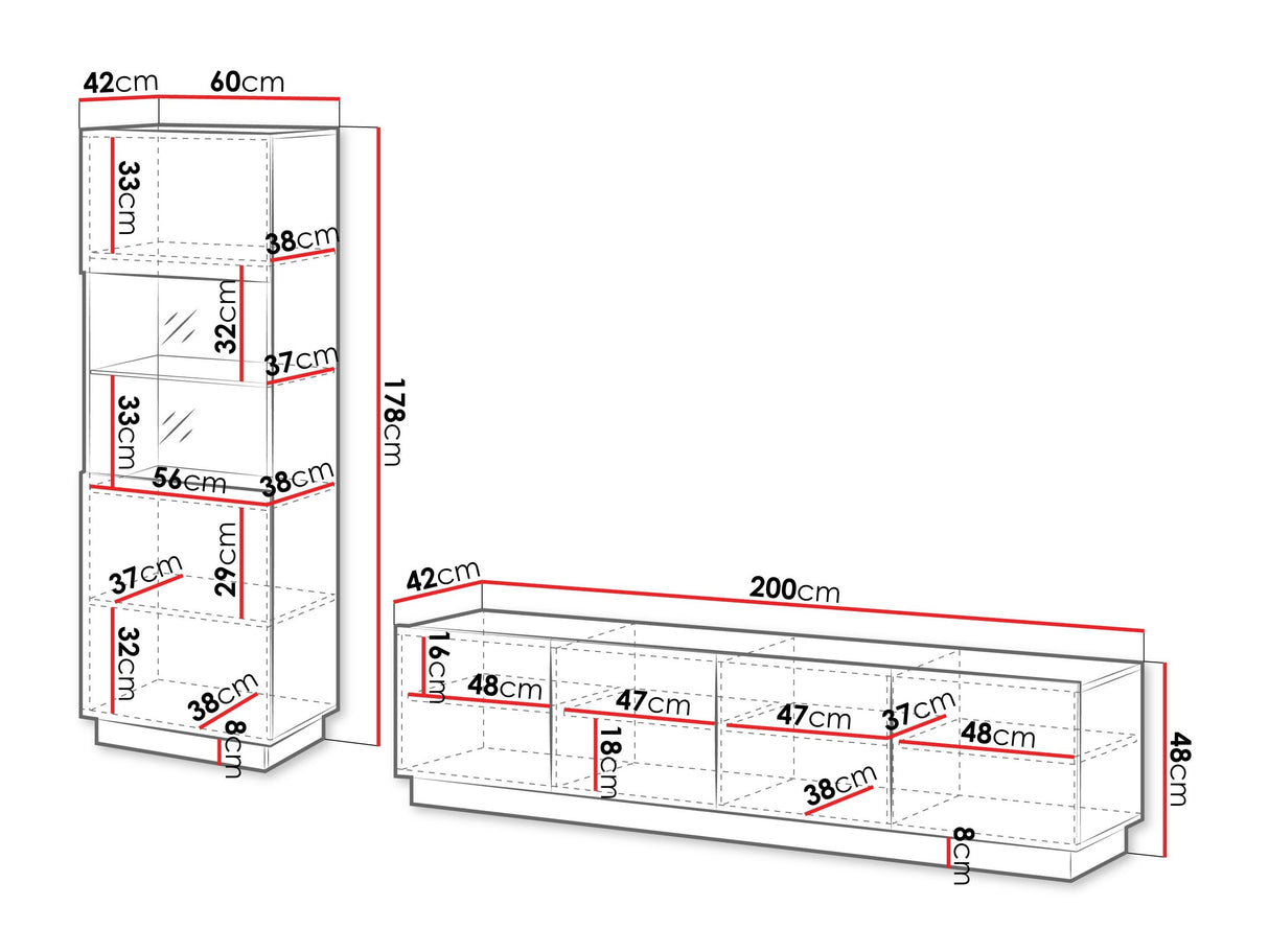 Nappali szett Meble LIVERTI I, Szín: Fehér