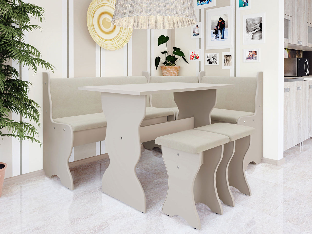 Sarok étkező garnitúra Thomas (Samot), Szín: Kasmír + Trinity 02