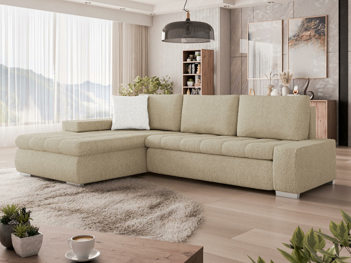 Sarokkanapé Orkan Mini Premium (Herkules Mini Premium), Szín: Boucle Baloo 2074 + Boucle Baloo 2073 4255408