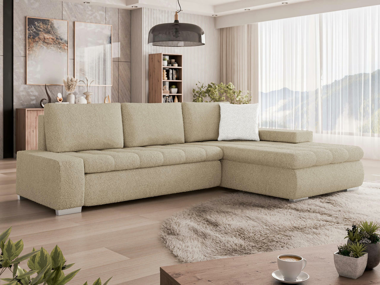 Sarokkanapé Orkan Mini Premium (Herkules Mini Premium), Szín: Boucle Baloo 2074 + Boucle Baloo 2073 4255410