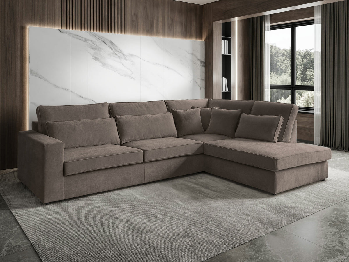 Sarokkanapé Parma, Szín: Sereno 684, Változatok: Jobb