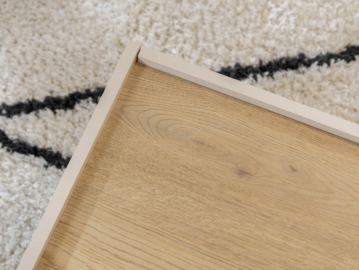 Dohányzóasztal Stolik kawowy L97 4K ZARPANT, Szín: Világosbarna + Tölgy 4272464