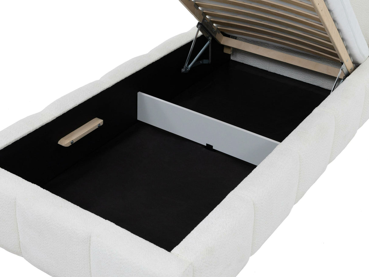 Ágy Łóżko tapicerowane KEVSON 90x200, Szín: Kronos 22