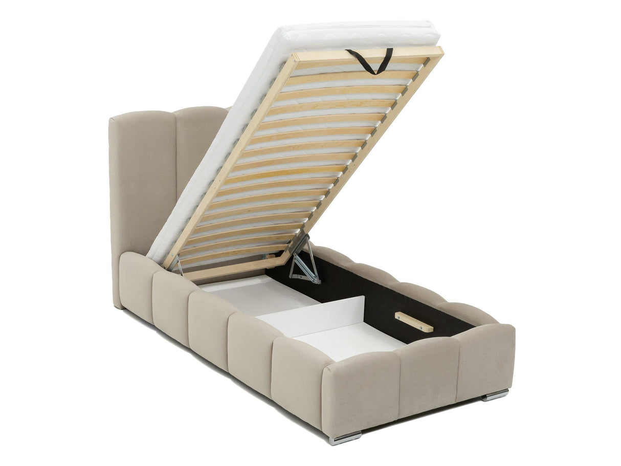 Ágy Łóżko tapicerowane WIZKO, Szín: Paros 01