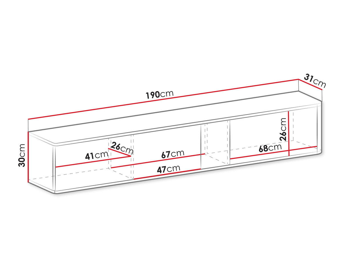 TV-állvány Szafka RTV PHILIPPE 190 Kaszmir