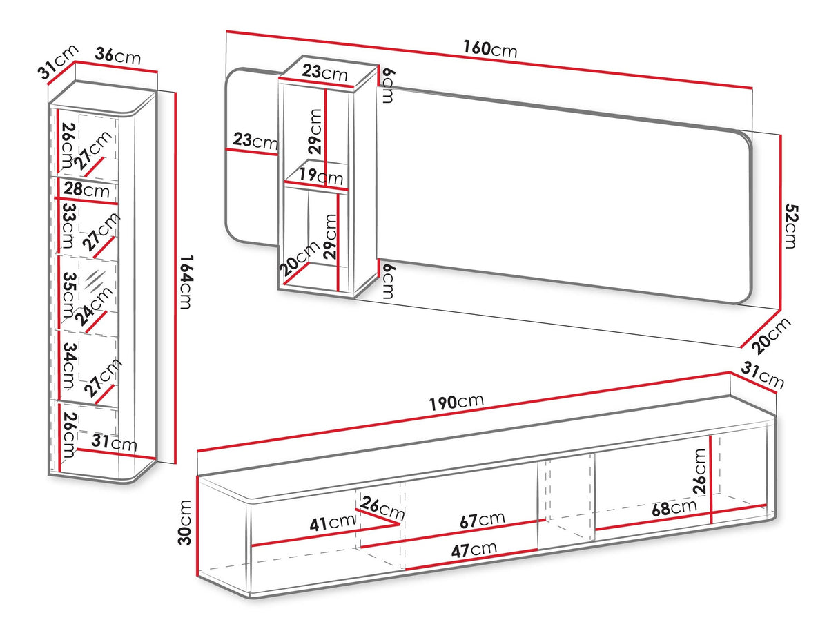 Nappali szett Meble PHILIPPE II Kaszmir