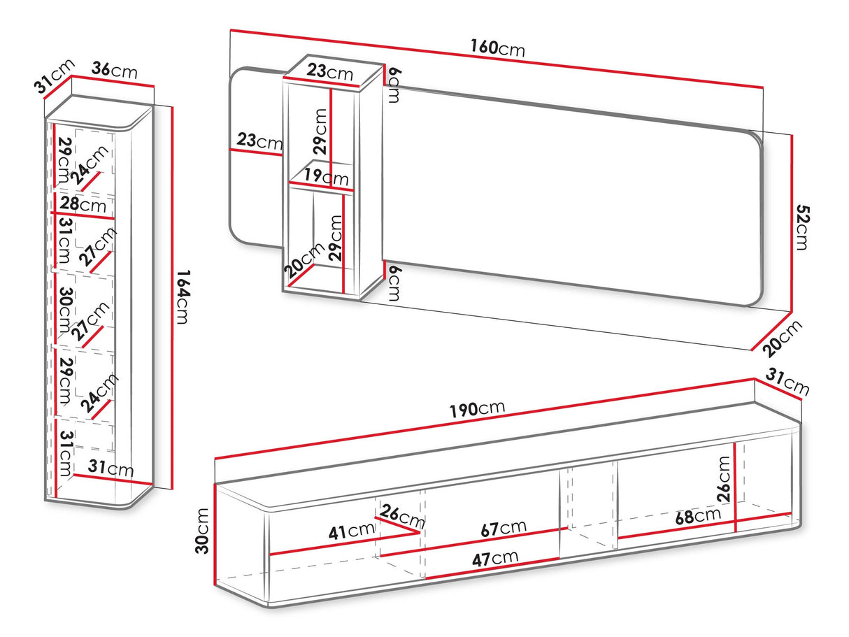 Nappali szett Meble PHILIPPE III Kaszmir