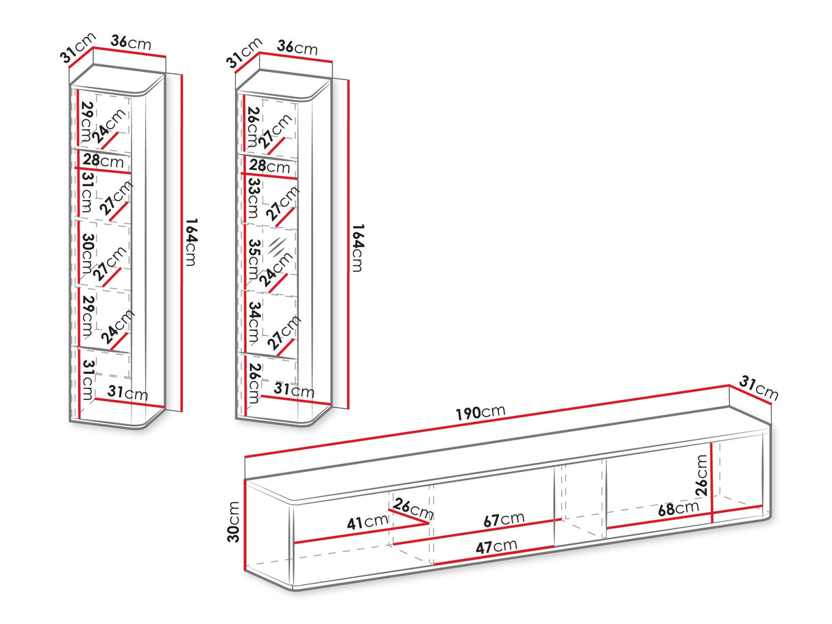 Nappali szett Meble PHILIPPE IV Kaszmir