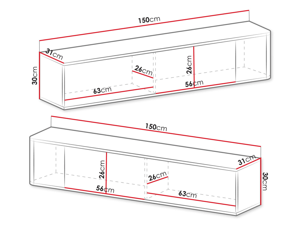 TV-állvány Meble PHILIPPE V Kaszmir