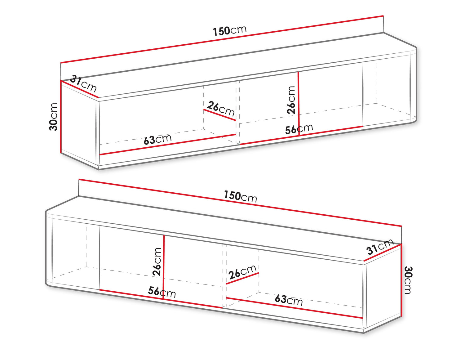 TV-állvány Meble PHILIPPE V Kaszmir