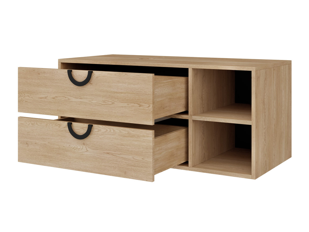 Fali szekrény mosdónak Szafka pod umywalkę ŁAZIENKA 14, Szín: Fekete