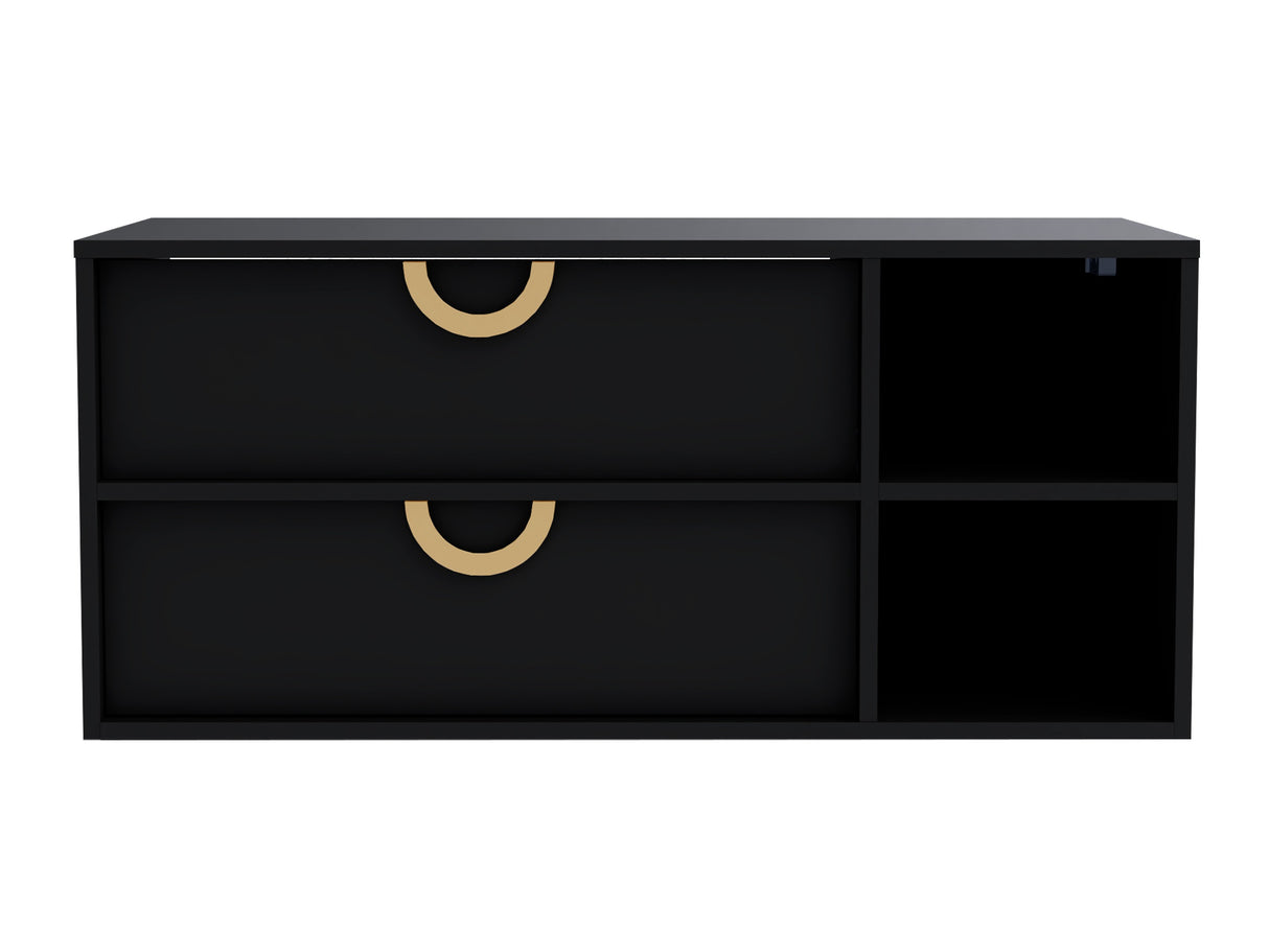 Fali szekrény mosdónak Szafka pod umywalkę ŁAZIENKA 14, Szín: Fekete