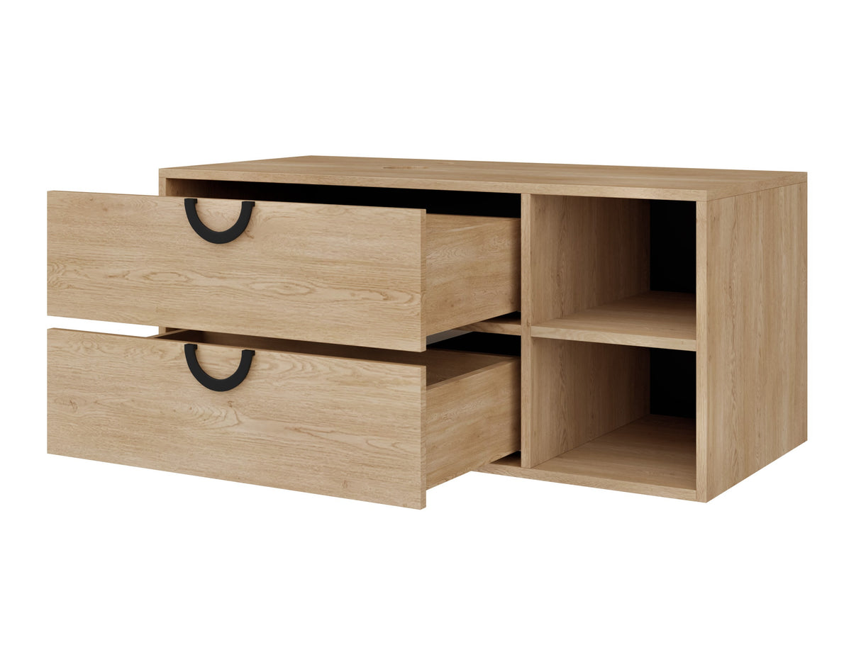 Fürdőszoba garnitúra Meble łazienkowe ŁAZIENKA 14, Szín: Tölgy, Mosdókagyló: Nem