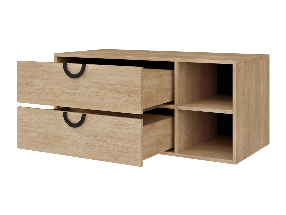 Fürdőszoba garnitúra Meble łazienkowe ŁAZIENKA 14, Szín: Dió, Mosdókagyló: Nem