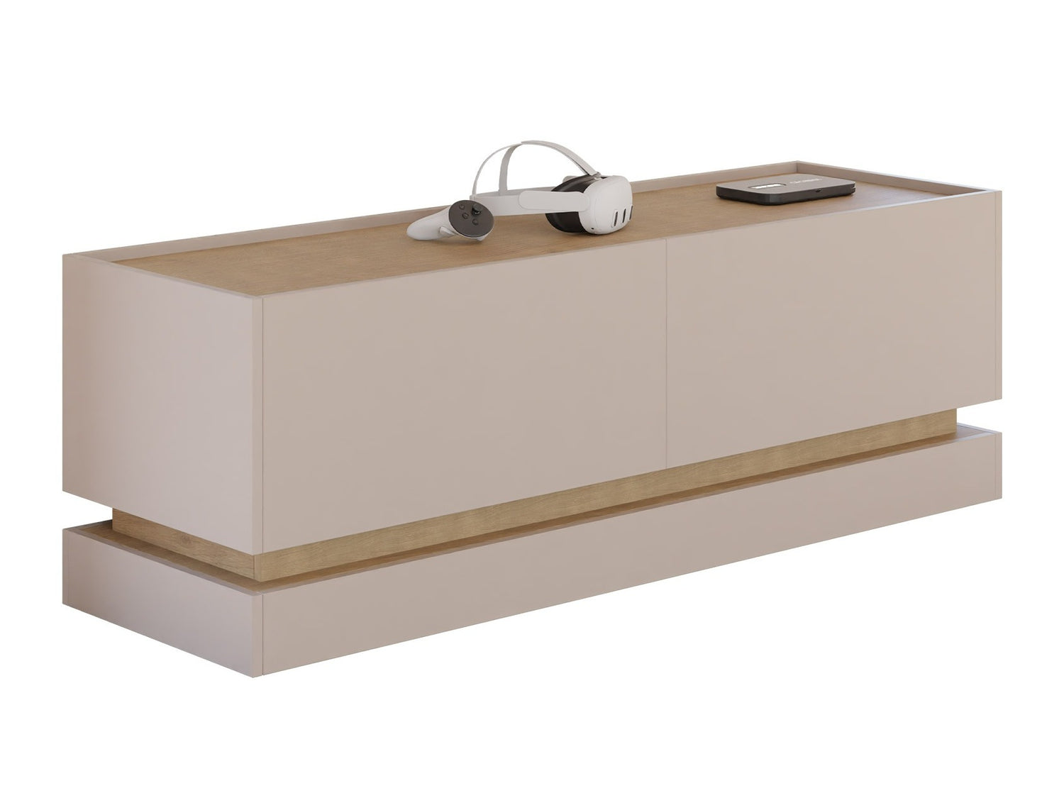 TV-állvány Szafka RTV 150 2K ZARPANT, Szín: Világosbarna + Tölgy