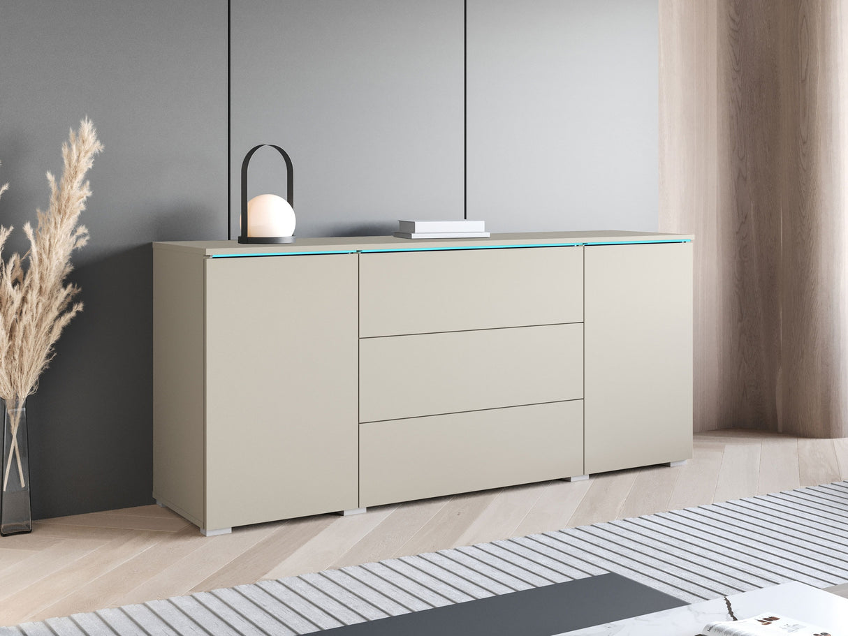 Komód VERA 150 (Sawoti), Szín: Kasmír, Led világítás: Igen RGB