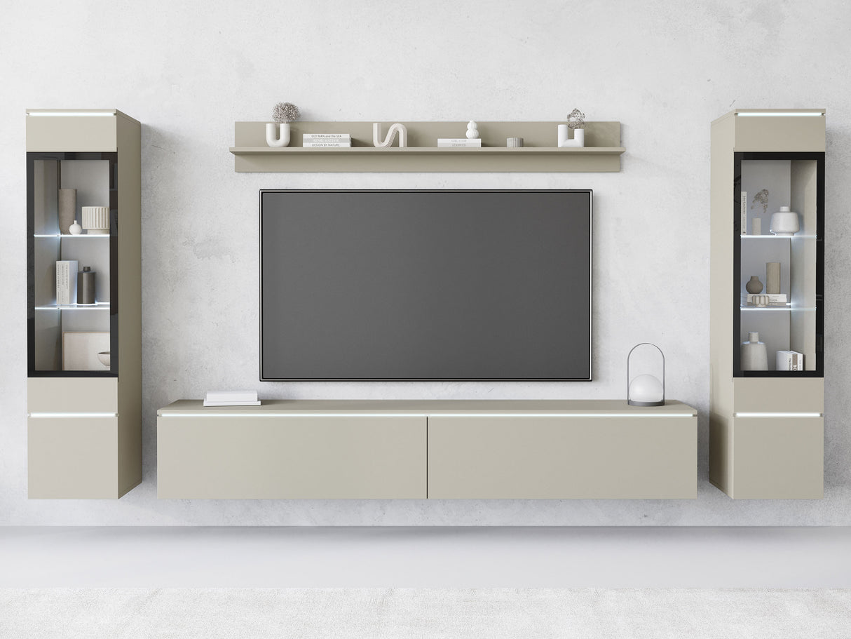 Nappali szett Vera II (Sawoti II), Szín: Kasmír, Led világítás: Igen