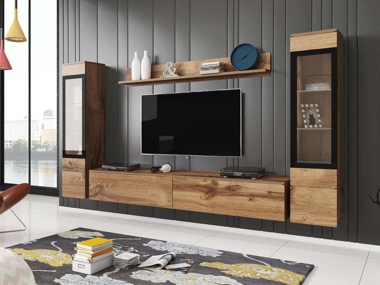 Nappali szett Vera II (Sawoti II), Szín: Wotan tölgy, Led világítás: Nem 4284376